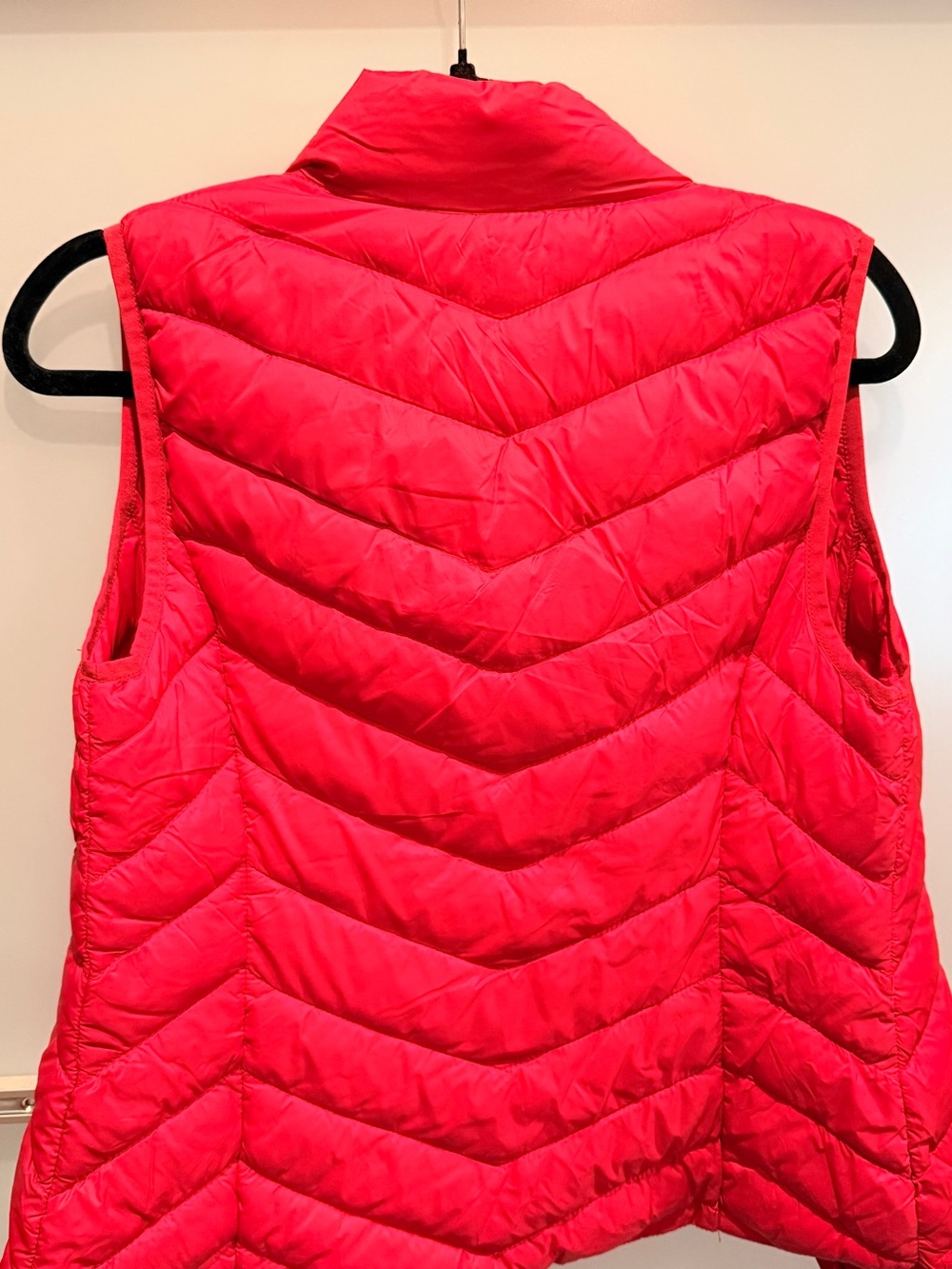 Primark Bright Red Quilted Sleeveless Puffer Vest